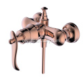 Exposed Brass Shower Mixer Valve သည် Rose Gold Polished ဖြစ်သည်။